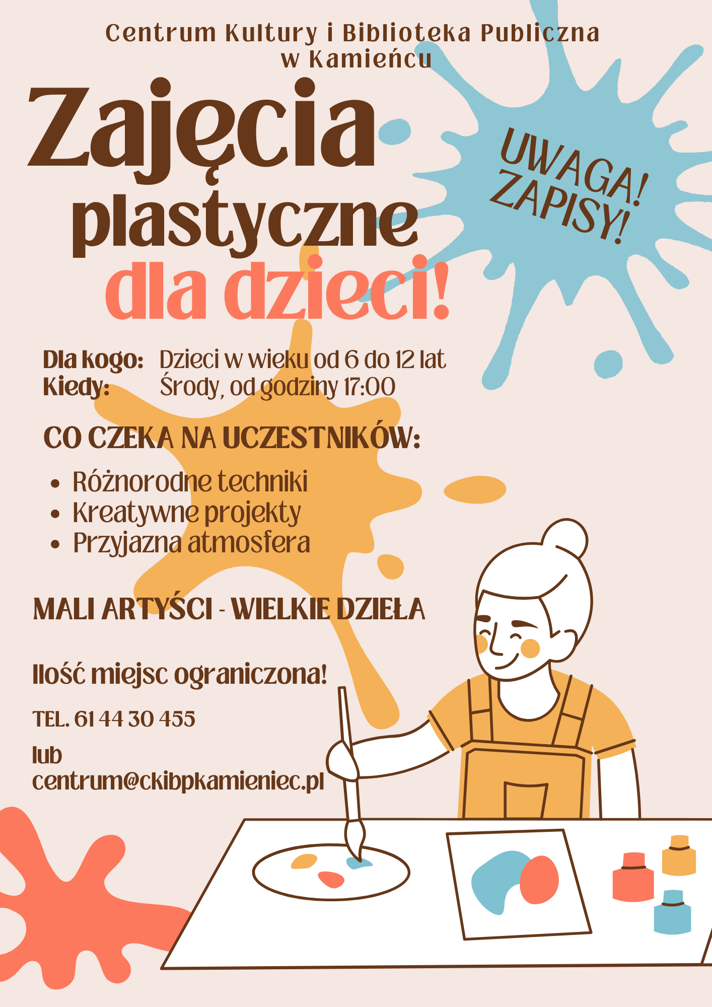 zapisy zajęcia plastyczne