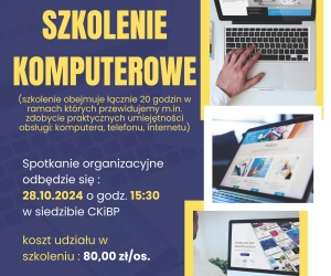 Szkolenie komputerowe dla Seniorów 55+